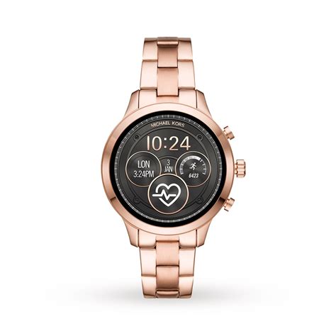 michael kors access runway rose gold tone smartwatch|mkt5049.